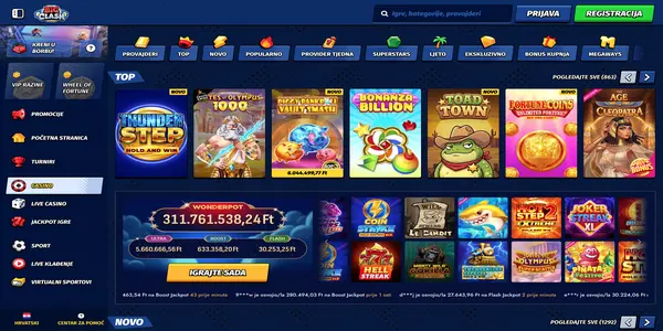 BigClash Casino live kasíno na mobile